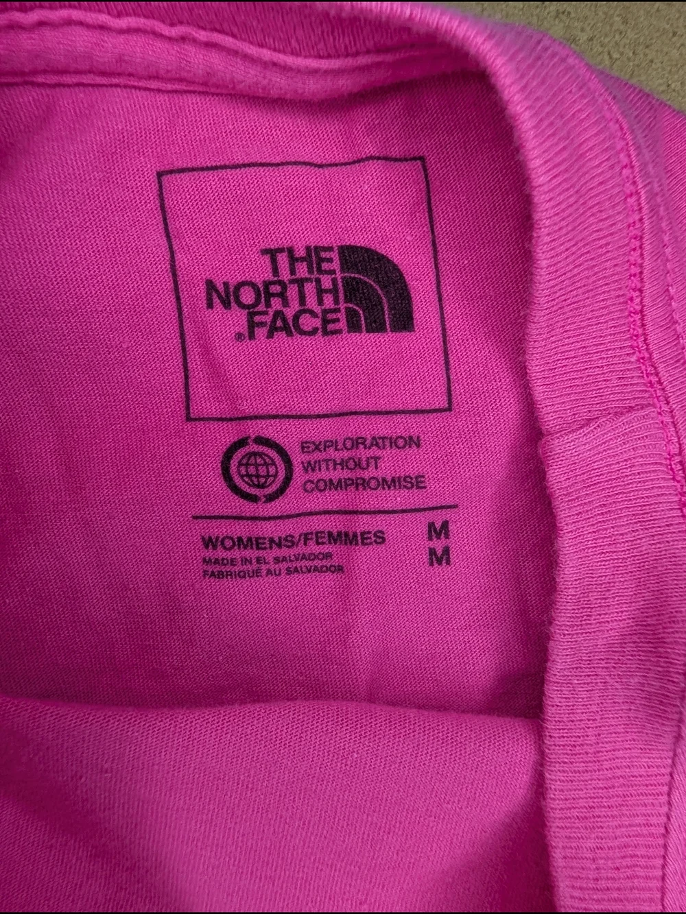 The North Face Pink Short Sleeve Logo Tee - Picture 3 of 3